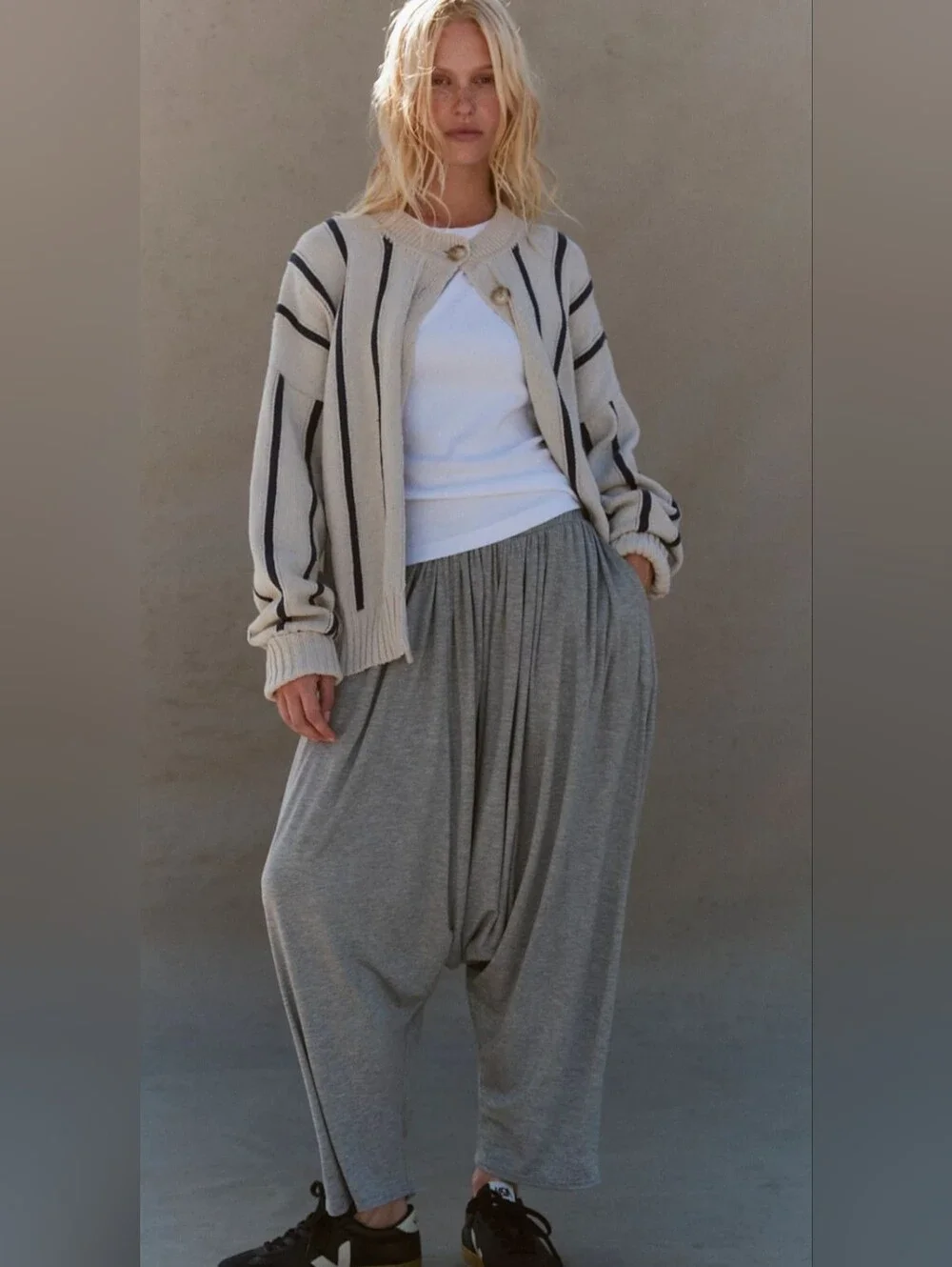 Free People Cleona Harem Pants Size Medium - Picture 1 of 6